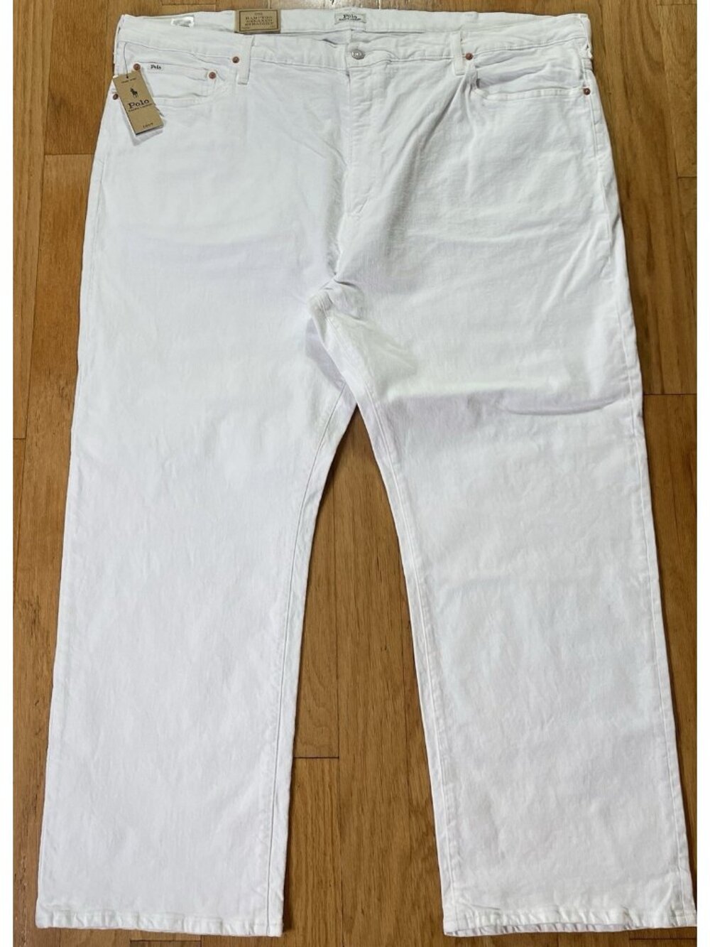 Polo Ralph Lauren The Hampton Relaxed Straight White Jeans - Men’s 50Bx30 - NWT